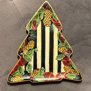 MacKenzie-Childs Holiday Tree Tray